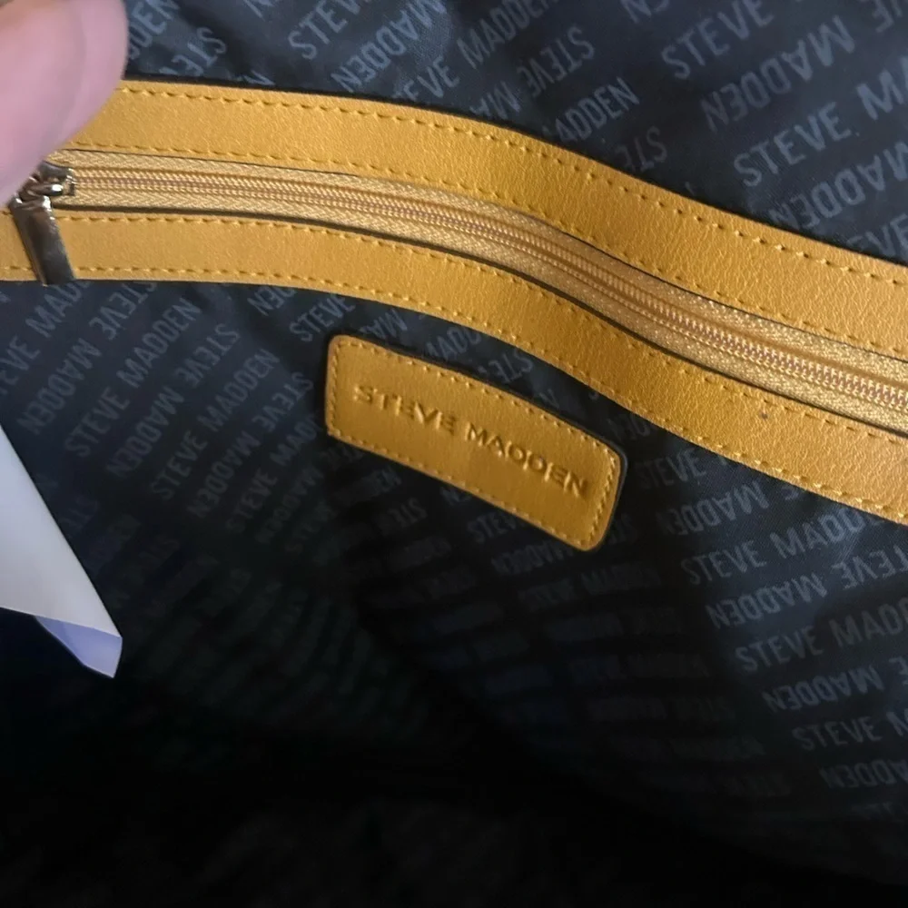 Steve Madden Mustard Yellow Mini Backpack